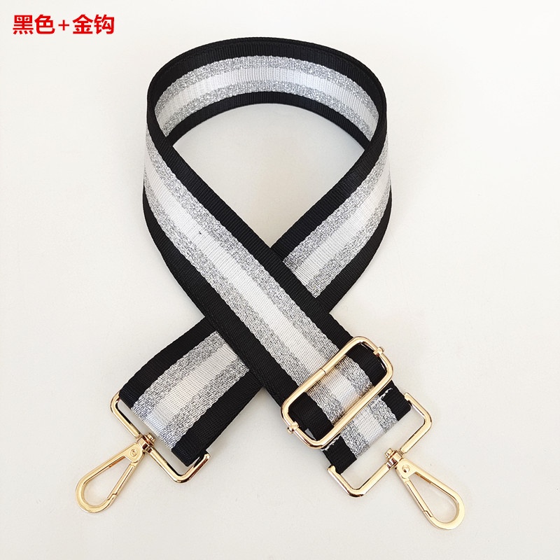 Dây Đeo Vai / Đeo Chéo Bản Rộng 5cm Bằng Nylon Màu Bạc 2022 Có Thể Điều Chỉnh