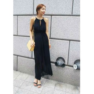 đầm maxi yếm (cổ yếm ,hai dây)