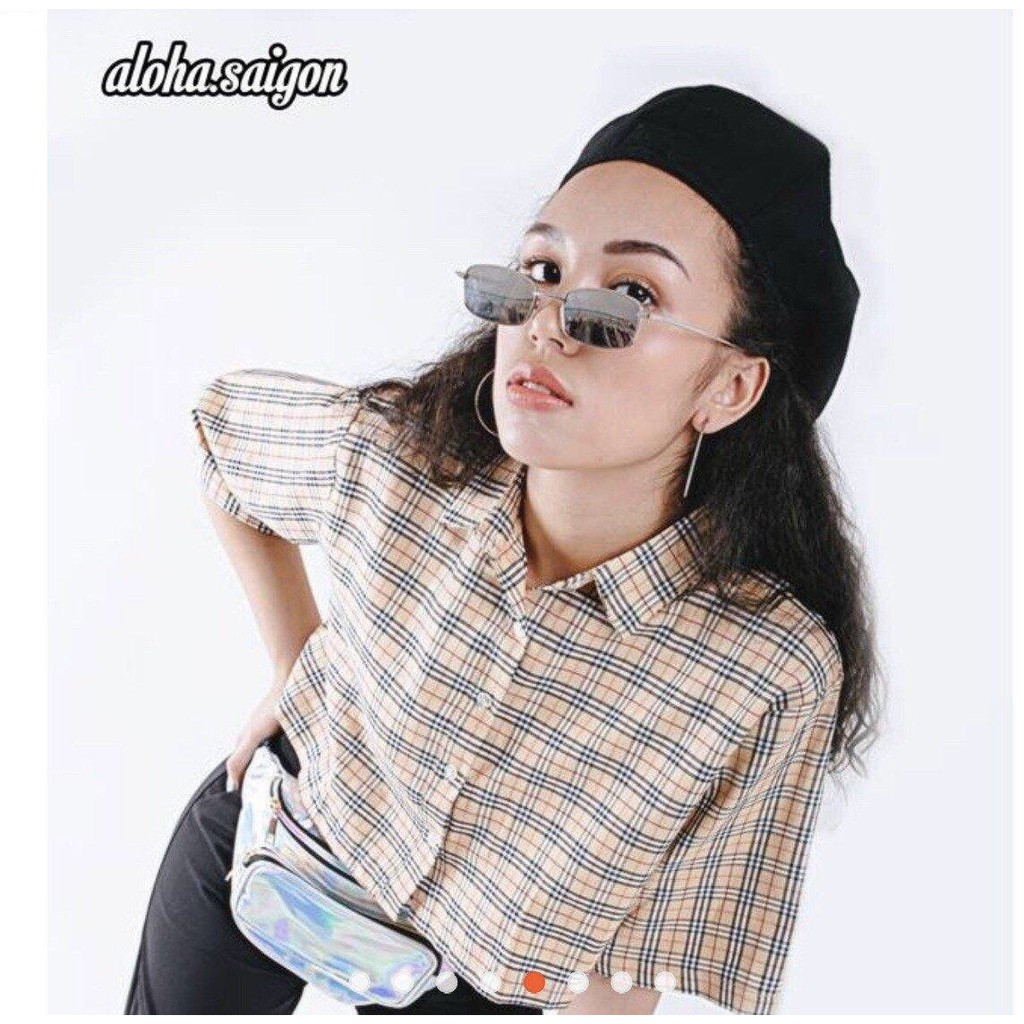 Áo croptop sơ mi ca ro NiTi siêu mát mẻ ngày hè, năng động cá tính cùng NiTi-KCS035