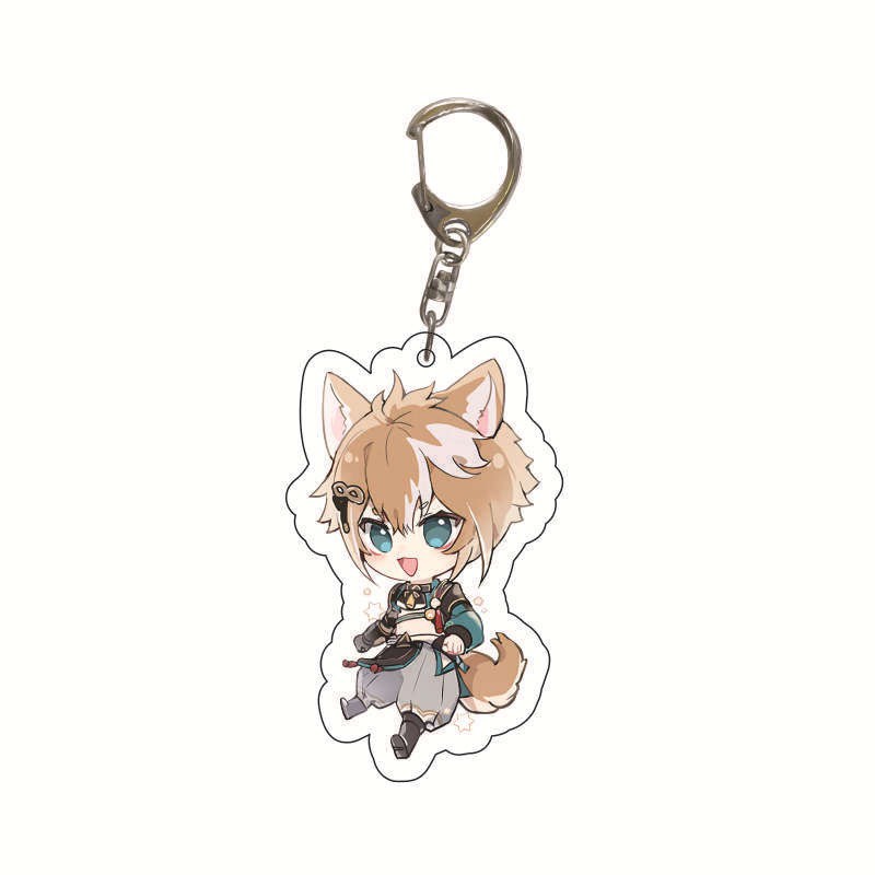 Móc Khóa GENSHIN IMPACT ver ĐỨNG CHIBI Mica acrylic anime game mẫu mới