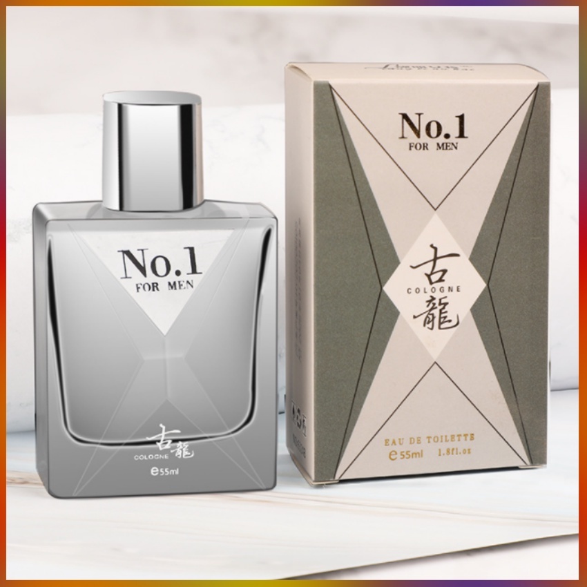 Nước Hoa Hương Thơm The Mát No.1 55ml/Chai Màu Bạc Đẳng Cấp Đàn Ông