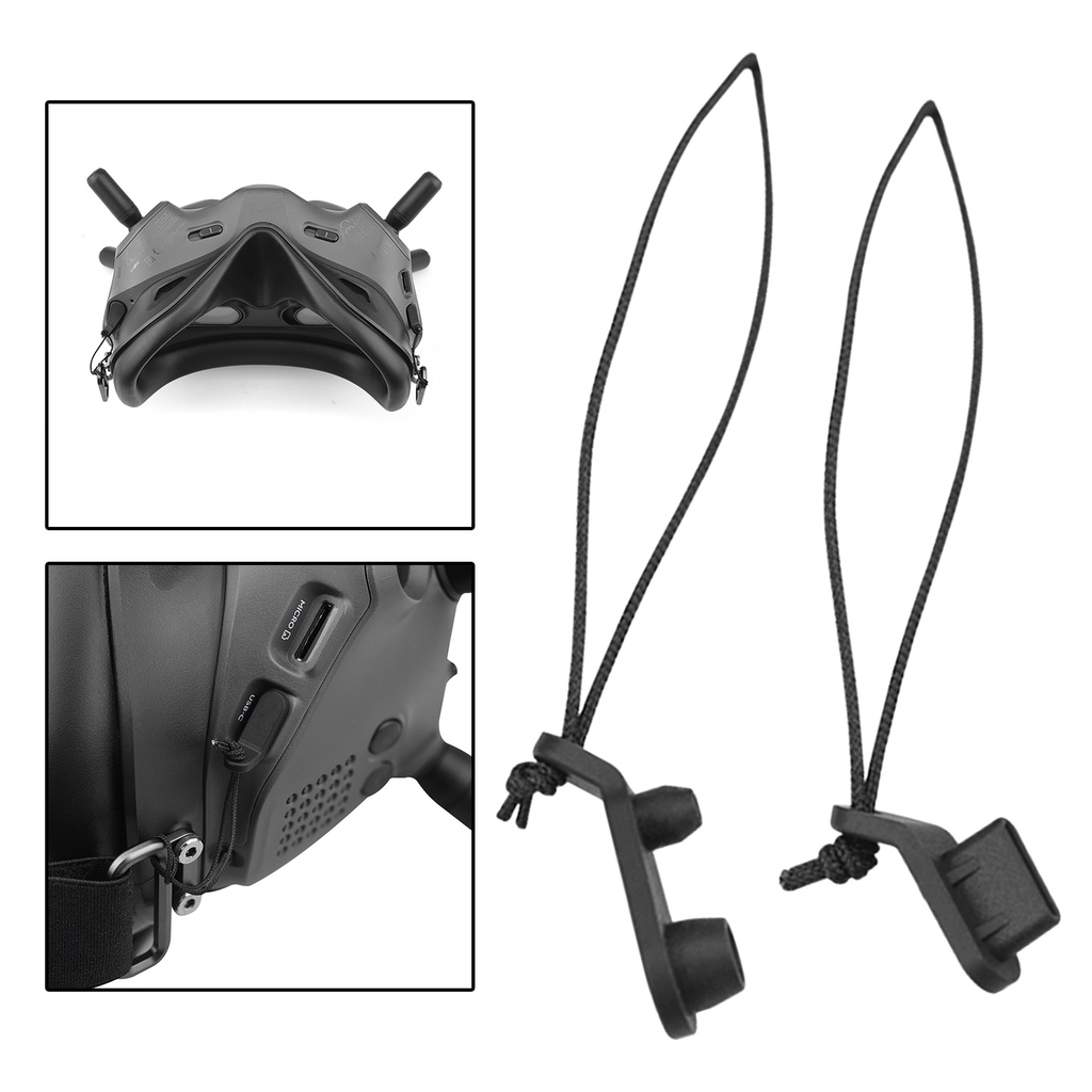SafeTrip 2Pcs Dustproof Earplug Kit for DJI FPV Combo Goggles V2 Durable High quality