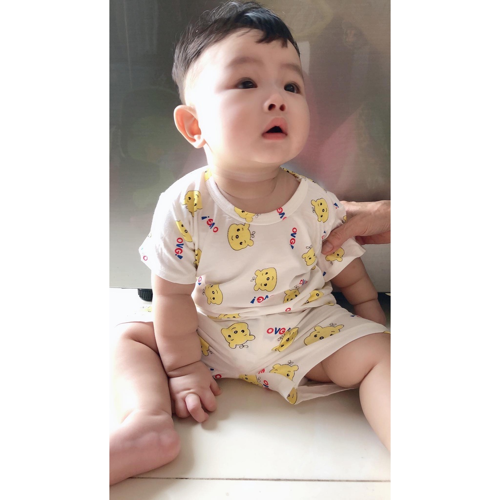 Sale sốc! Bộ quần áo trẻ em cộc tay minky mom chính hãng màu vải petit mềm mịn mát (cộc màucài vai) (CT5)