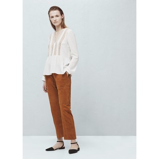 Áo Sơ Mi Tay Dài Nữ Cổ V-Neck (Trả order)