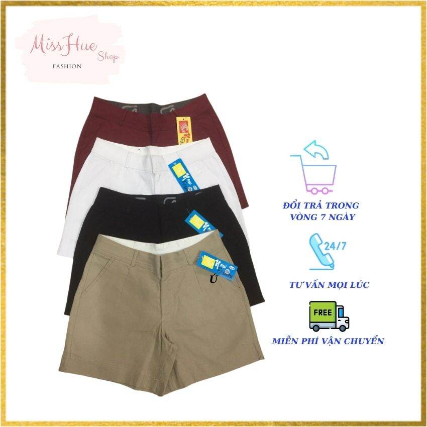 Quần sọt nữ kaki co giãn, Quần sọt nữ form xuất khẩu, quần sọt kaki mềm 𝑭𝑹𝑬𝑬𝑺𝑯𝑰𝑷