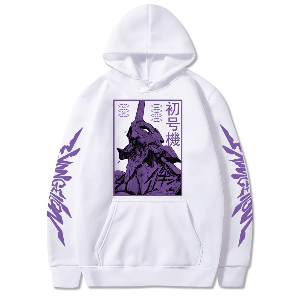 💥 Sale 50% 🎁 Áo hoodie in hình ANIME NEON GENESIS EVANGELION phong cách đường phố cá tính cho nam và nữ 💛