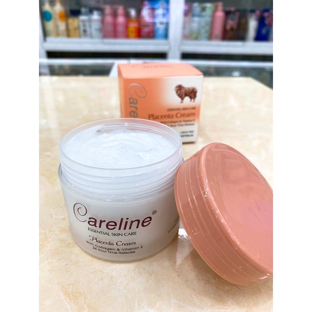 Kem Dưỡng Da Nhau Thai Cừu Careline Úc Careline Placenta Cream With Collagen & Vitamin E 100ml