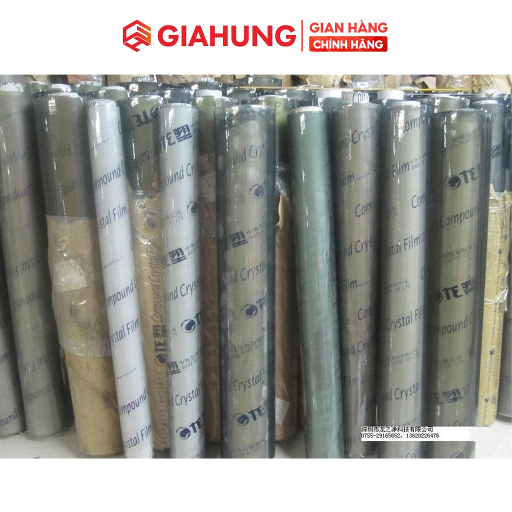 Màng nhựa PVC trong dẻo dày 2mm, khổ rộng 1200mm, dài 20m cao cấp chính hãng - GIAHUNGPRO