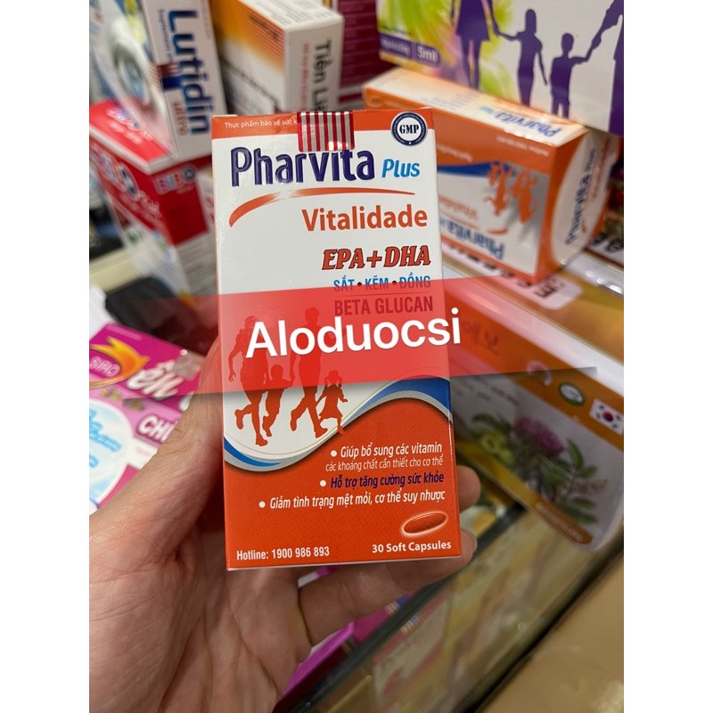 PHARVITA PLUS BỔ SUNG VITAMIN VÀ KHOÁNG CHẤT (30 viên)