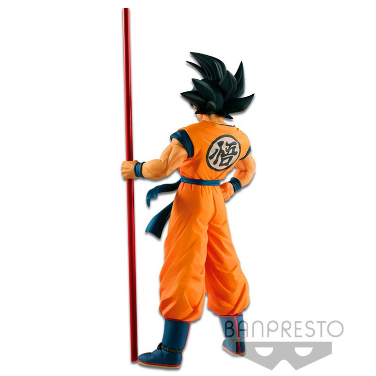 Mô hình songoku son Goku tóc đen cầm gậy cao 18cm phiên bản kỉ niệm 20 năm