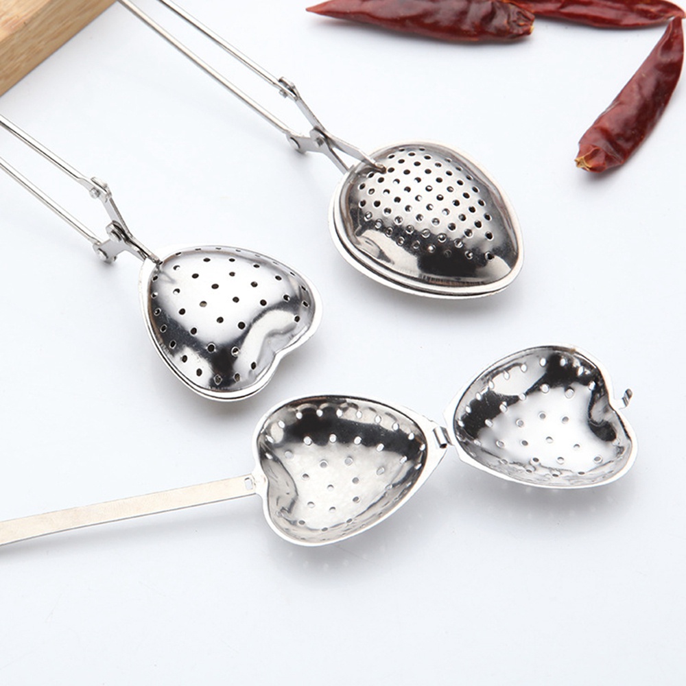 Dụng cụ lọc trà bằng thép không gỉ nhiều hình dáng sử dụng tiện lợi