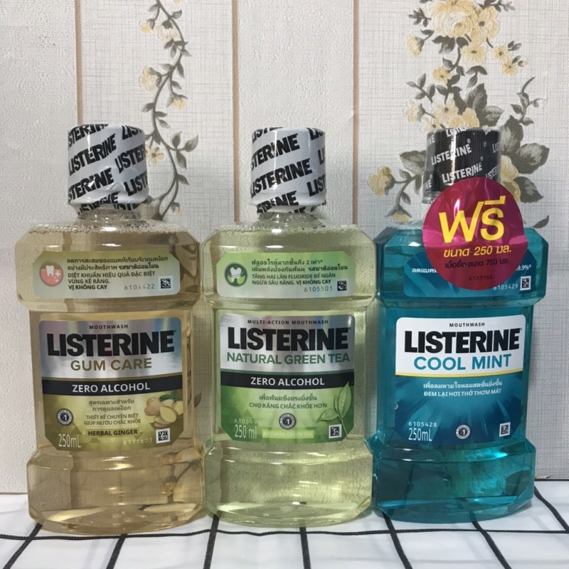 NƯỚC SÚC MIỆNG LISTERINE HƠI THỞ THƠM MÁT DÀI LÂU 250ML