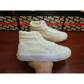 Giày SK8 cao cổ full trắng nam nữ giá rẻ