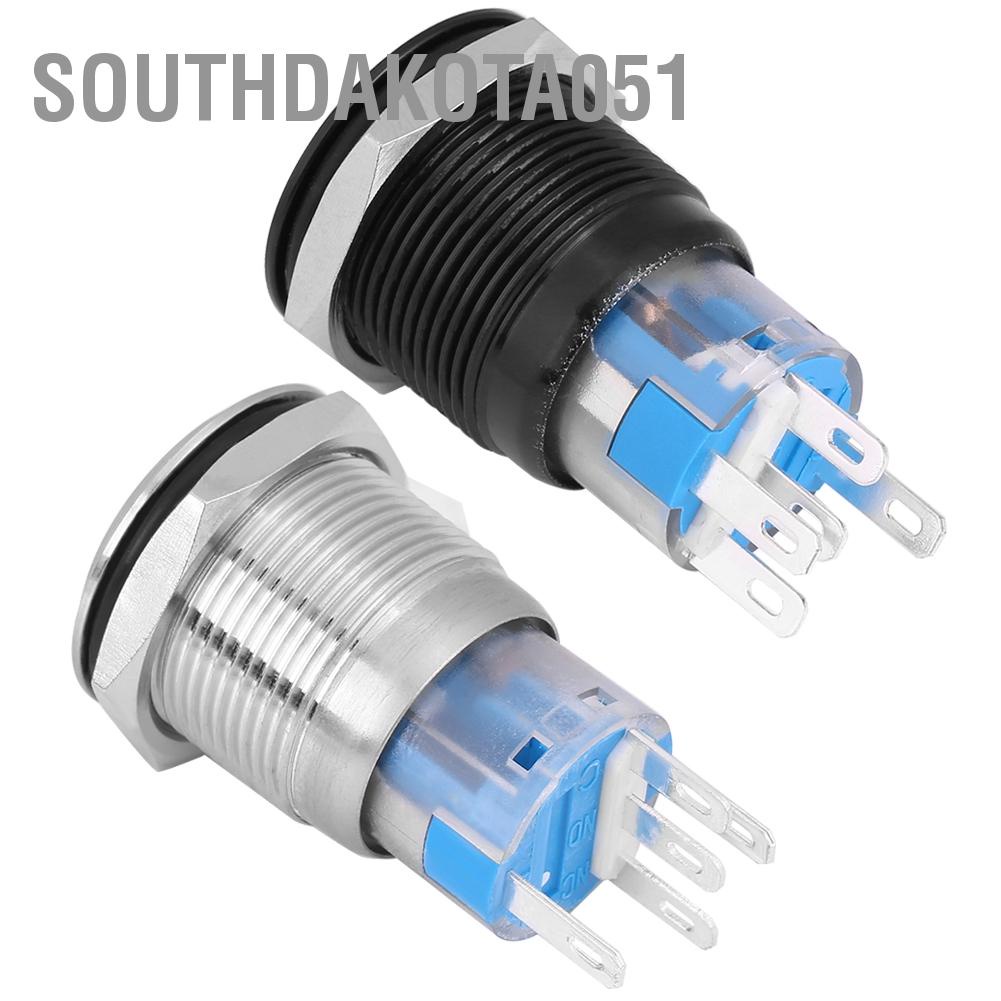 Southdakota051 Động cơ ô tô không thấm nước 12V Nút bấm Khởi động Công tắc Đánh lửa