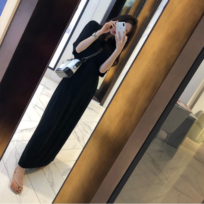 Chân Váy Dài Qua Mắt Cá Chân Lưng Cao Phong Cách Hàn Quốc Cho Nữ | BigBuy360 - bigbuy360.vn