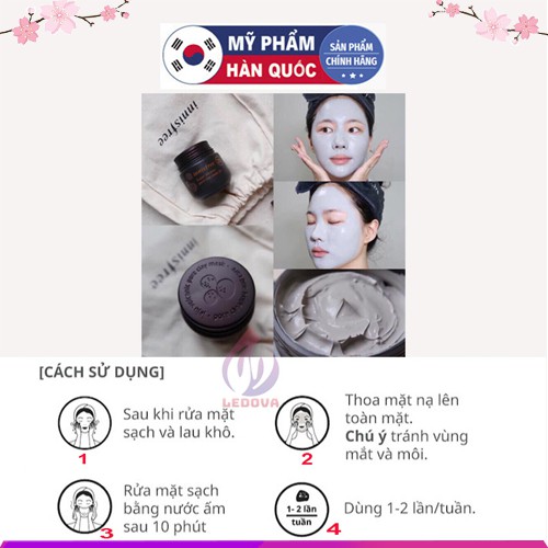 Siêu Mặt Nạ Chăm Sóc Lỗ Chân Lông Innisfree Super Volcanic Pore Clay Mask 2X 100ml