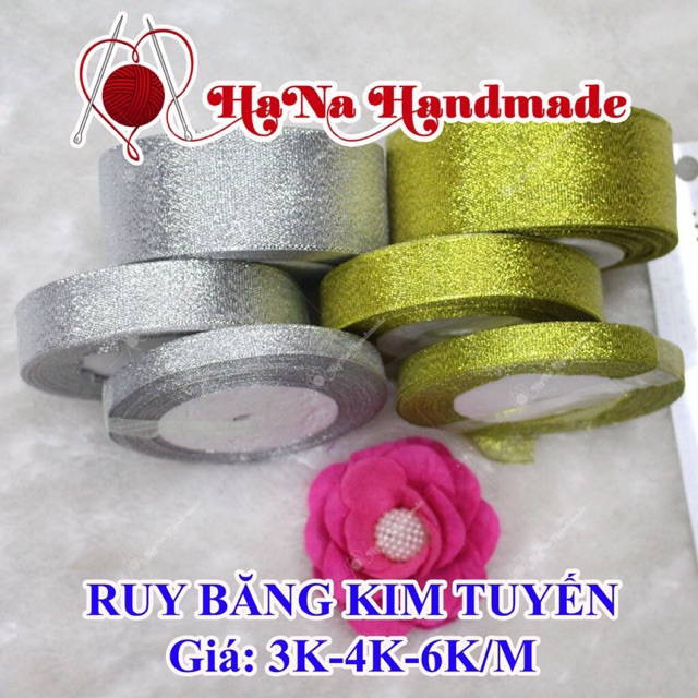 Ruy băng kim tuyến bán cuộn 20m