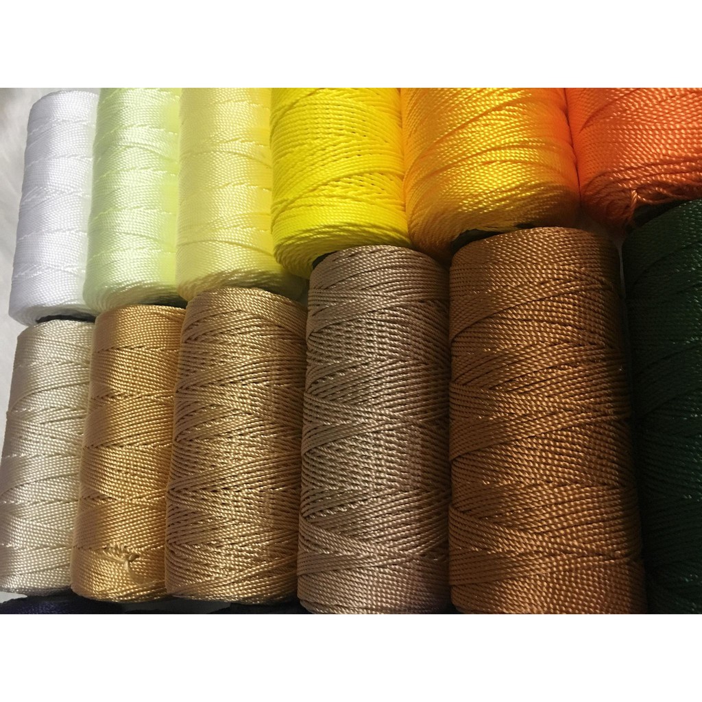 (Bảng 2) - Sợi Thô Trơn 2mm -[Len Sợi An Nam] - Sỉ Lẻ