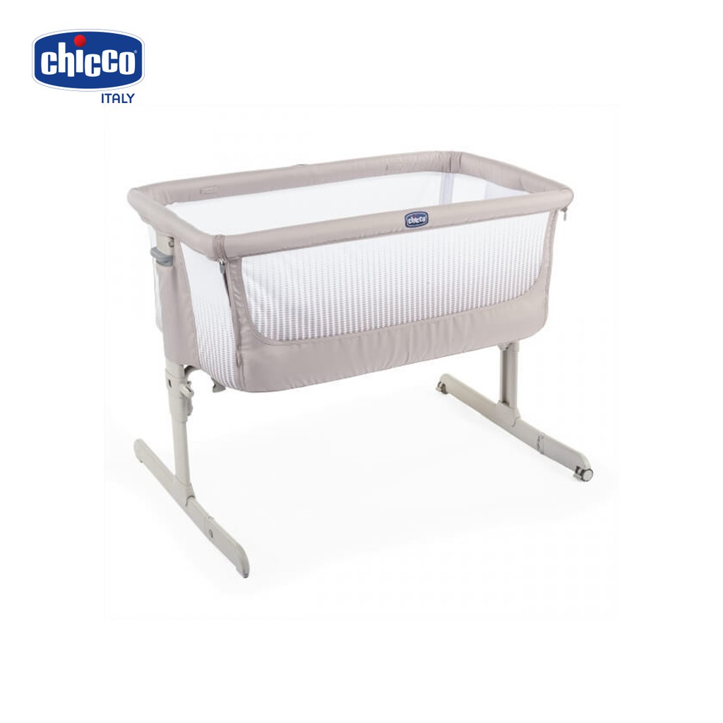 Cũi kề giường đa năng Chicco Next2Me air màu be