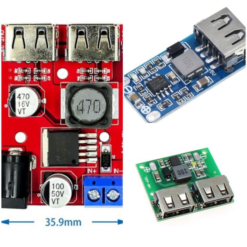 Mạch sạc nhanh QC 3.0-2.0 USB