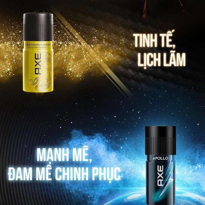 Xịt khử mùi AXE Apollo hương Tươi mát chai 150ml