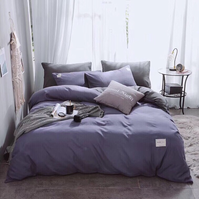 Chăn ga gối Cotton Đũi cao cấp (Cotton TiCi)❤️miễn phí bo chun❤️