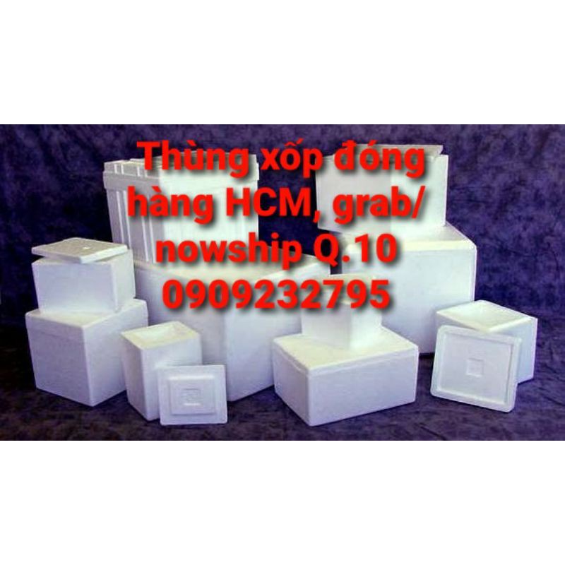 Thùng xốp, đá gel, băng keo đóng hàng giá rẻ