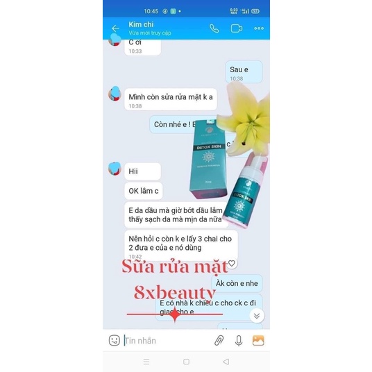 Sửa Rửa Mặt Tạo Bọt cao cấp 8xbeauty mẫu mới 100ml
