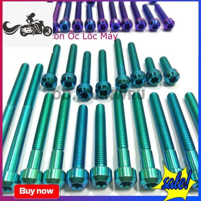 Full Bộ Ốc Gắn Lốc Máy Cho Xe Sirius - Siêu Xịn