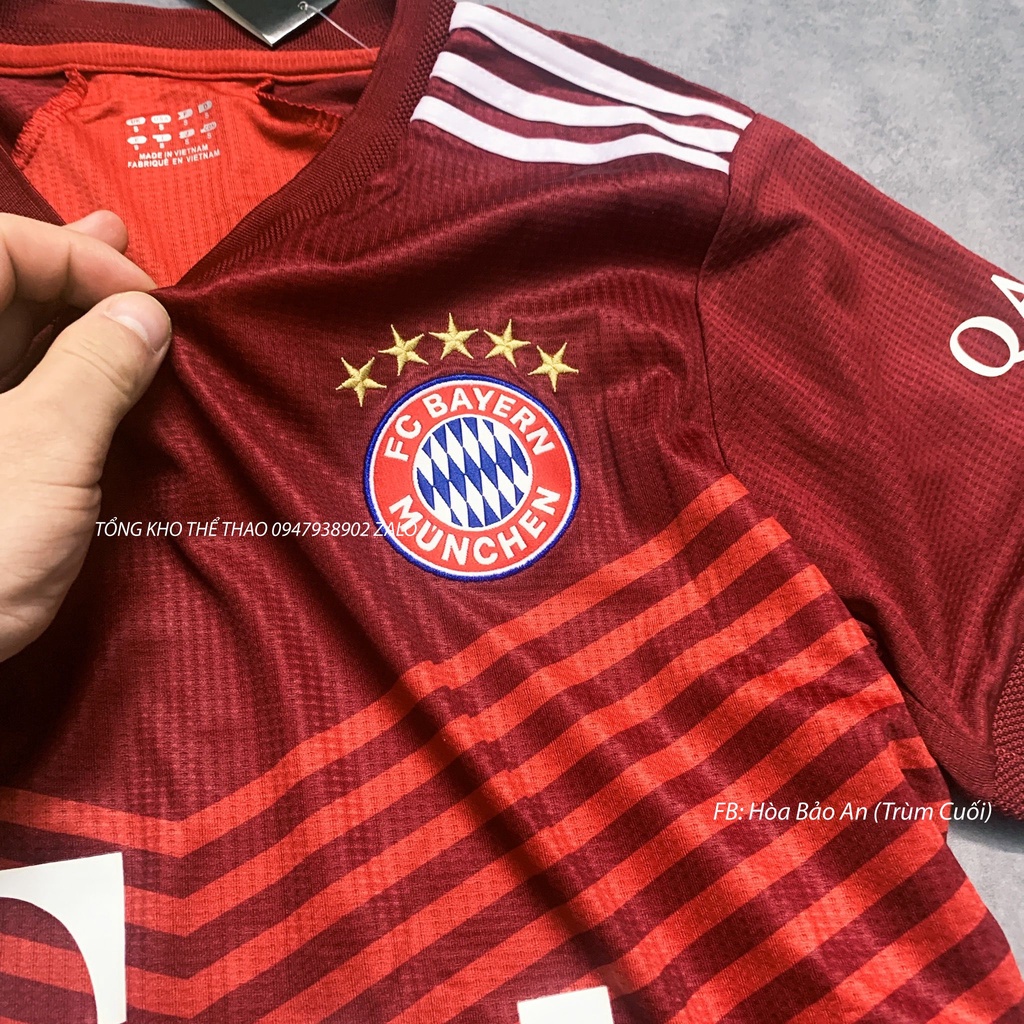 Áo Bóng Đá CLB Bayern Munich ,Áo Đá Banh Bayern Đủ Mẫu Mới [ D37 ] phom 43-90kg