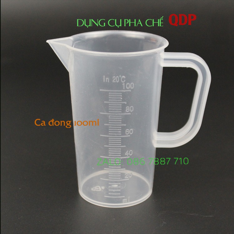 Cốc Ly đong nhựa Jigger 2 đầu 10/20CC - Jigger nhựa 20/40CC - Định lượng có chia vạch pha chế đa năng