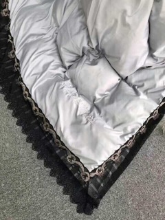 SET LỤA SATIN REN GHI HÀNG CAO CẤP