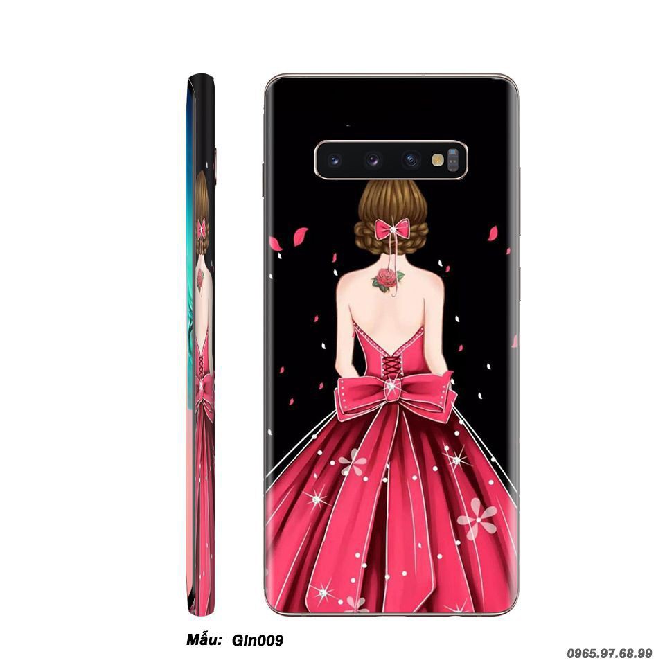 Miếng dán skin SamSung Galaxy Note 9 - in hình cô gái dễ thương [ Nhiều hình ]