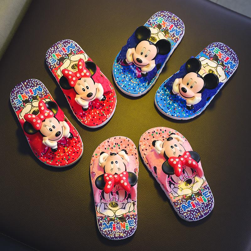 Dép Xăng Đan Hình Chuột Mickey / Minnie Đáng Yêu Cho Bé
