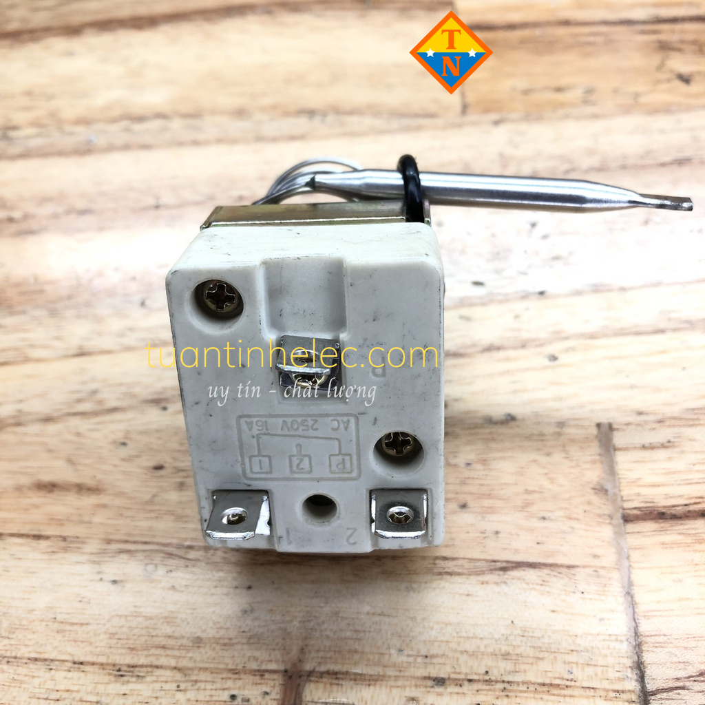 Công tắc điều chỉnh nhiệt độ 50-300℃ cho lò nướng điện, nồi chiên không dầu AC 220Vac-16A