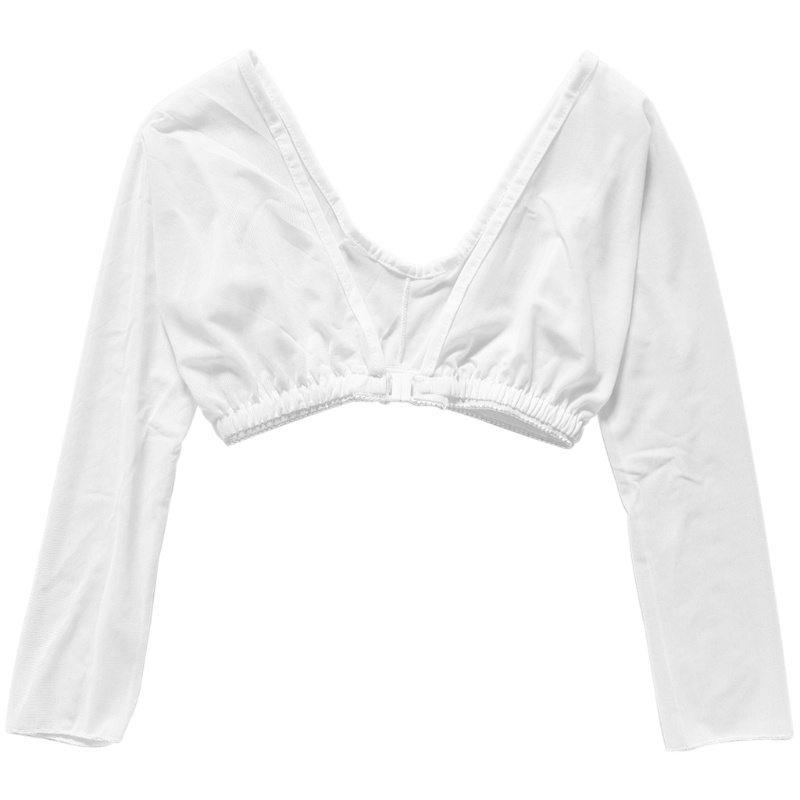 Áo croptop mỏng nhẹ thời trang tay dài tùy chọn màu sắc dành cho nữ