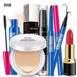 Combo bộ trang điểm đầy đủ 6 món kèm phấn nước và son môi