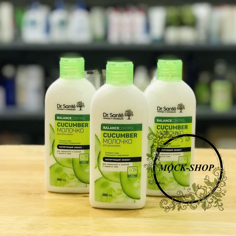 Sữa tẩy trang làm sạch sâu Dr. Santé Cucumber Balance Control  hàng nội địa Nga | BigBuy360 - bigbuy360.vn