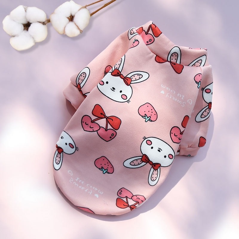 Áo Sweater Cổ Tròn In Họa Tiết Hoạt Hình Dễ Thương Cho Thú Cưng