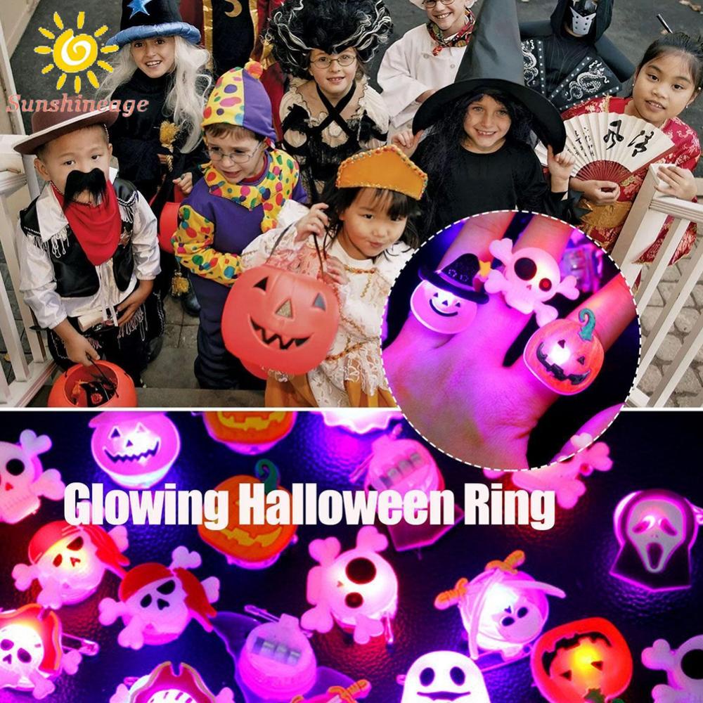 Nhẫn Đèn LED Phát Sáng Họa Tiết Hoạt Hình Giáng Sinh Chất Lượng Cao Dành Cho Trẻ Em