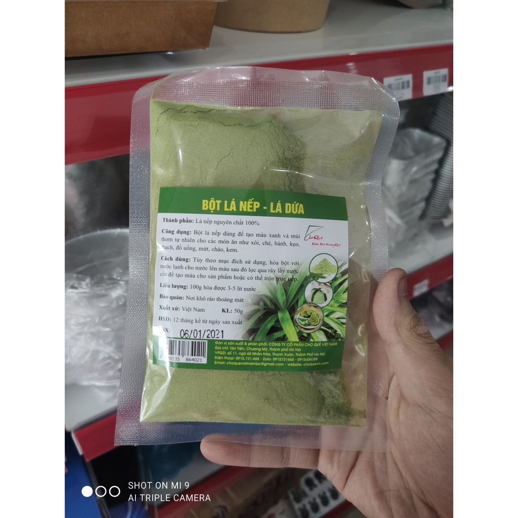 Bột Màu Làm Bánh 50Gr