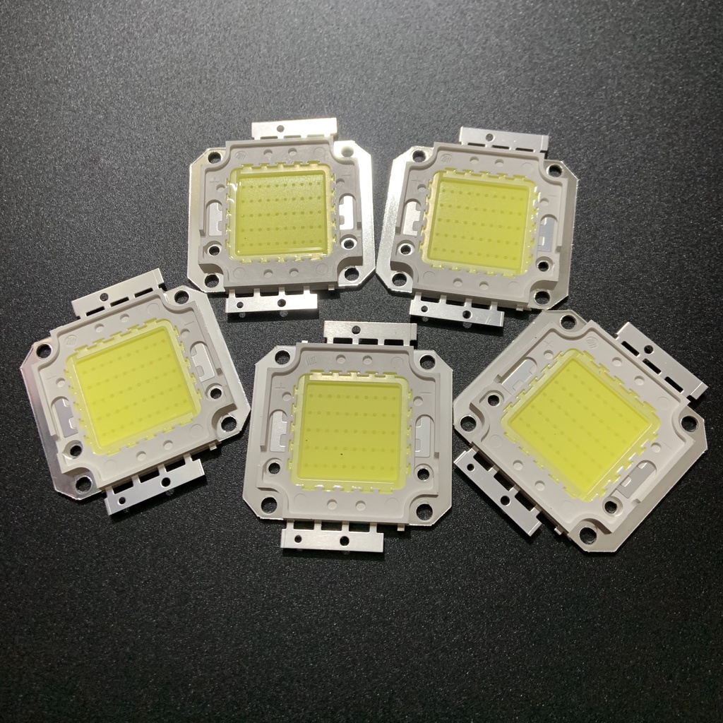 Chip Đèn LED Các Công Suất 10w, 20w, 30w, 50w, 70w, 100w chạy điện DC Độ Sáng Cao | Mezoha