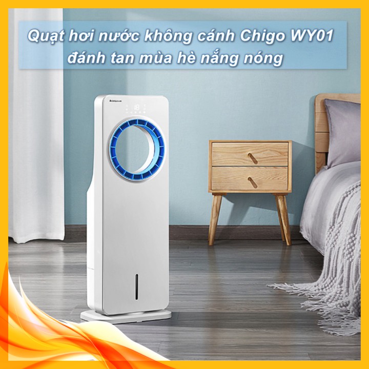 ✔️ Quạt Điều Hòa Không Khí Chigo WY01 - Làm Mát Bằng Tinh Thể Công Nghệ Tiên Tiến - Xua Tan Cái Nóng Ngày Hè