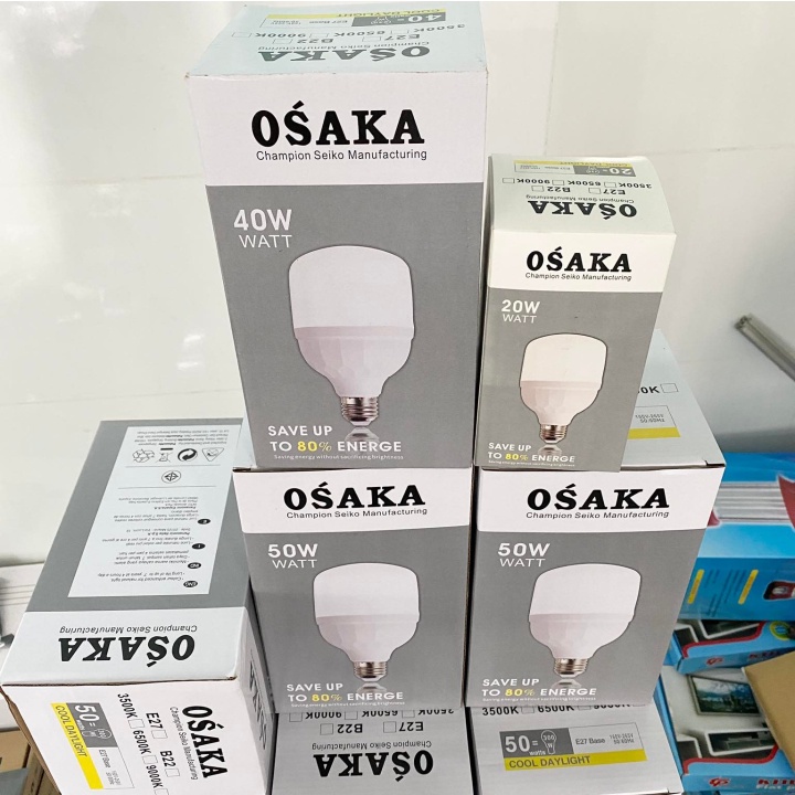 Bóng đèn led búp tròn 20w 40w 50w