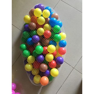 Túi 100 bóng nhựa cho bé