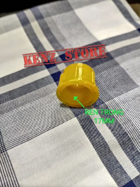 Đầu chuyển ren 17.8mm ra  ống 8mm hoặc 12mm máy bơm đôi