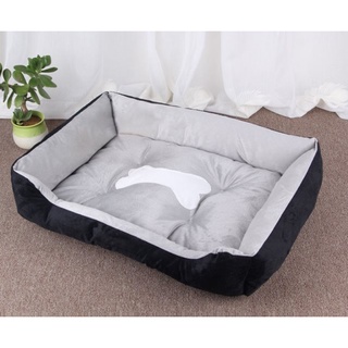Size lớn cho cún 40 ký 80x60x30cm nệm nằm giường ngủ ổ nệm cho thú cưng gòn bi cam cấp nệm rời