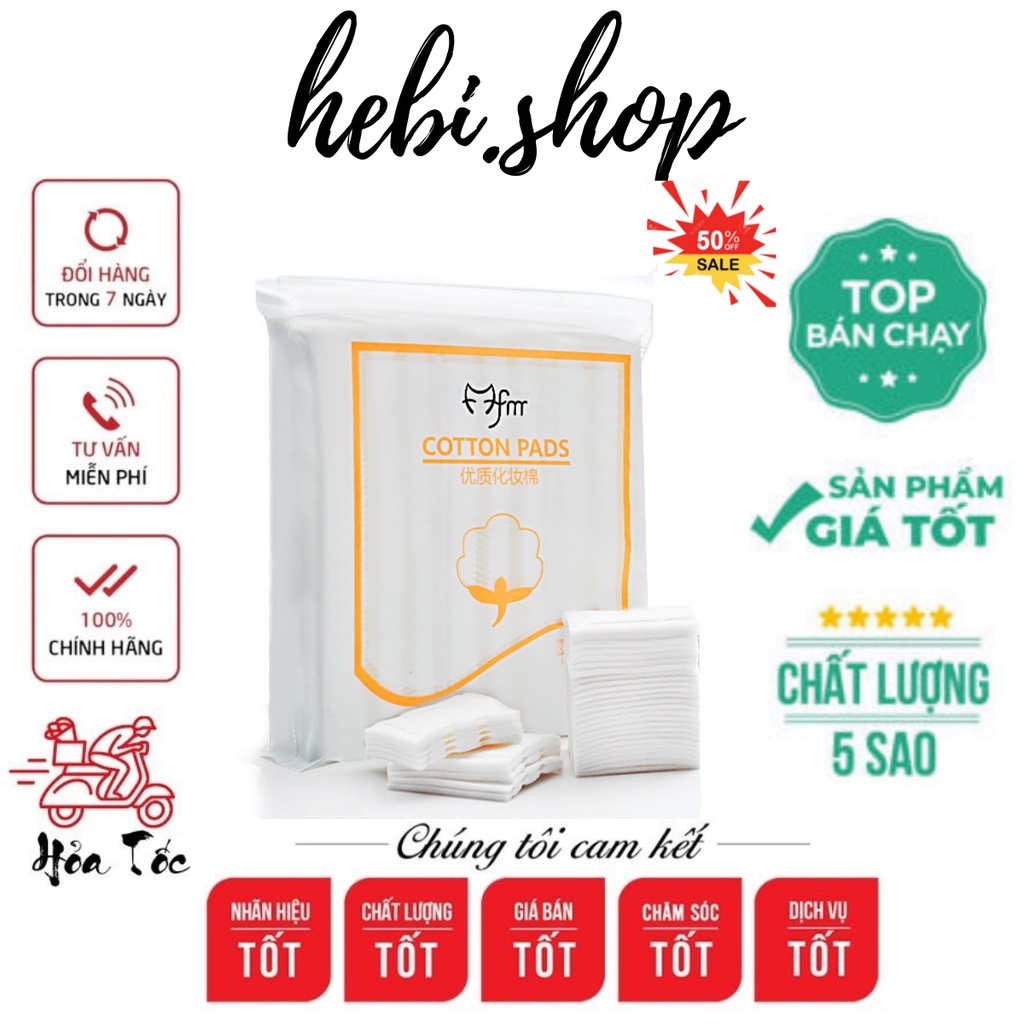 Bông tẩy trang Lameila 222 miếng chính hãng -   Hebi.Shop