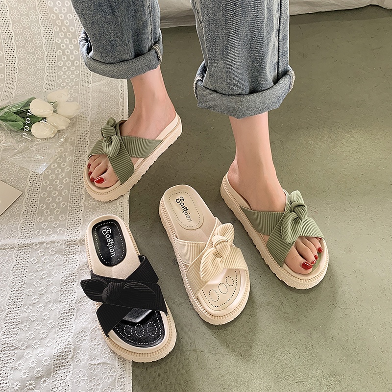 Dép sandal IELGY đế dày phong cách mùa hè cho nữ