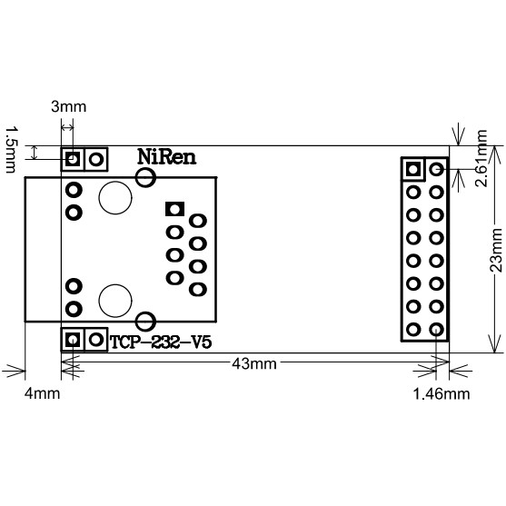 Mô Đun Chuyển Đổi Cổng Mạng Ethernet Ch9121 Chuyên Dụng